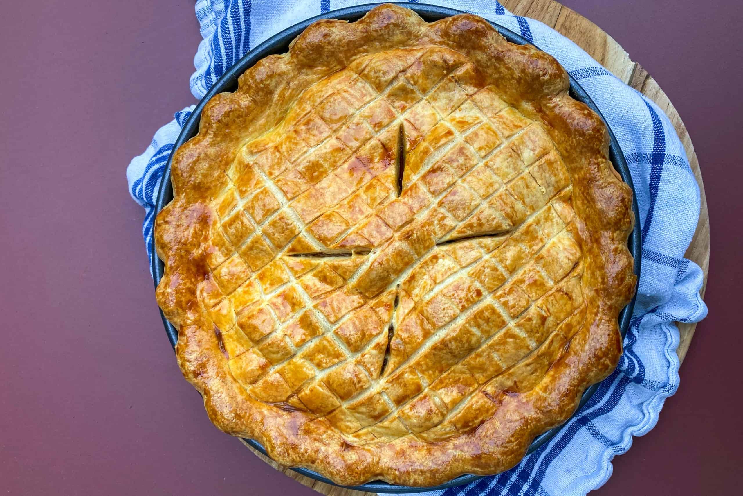 Tempting apple pie
