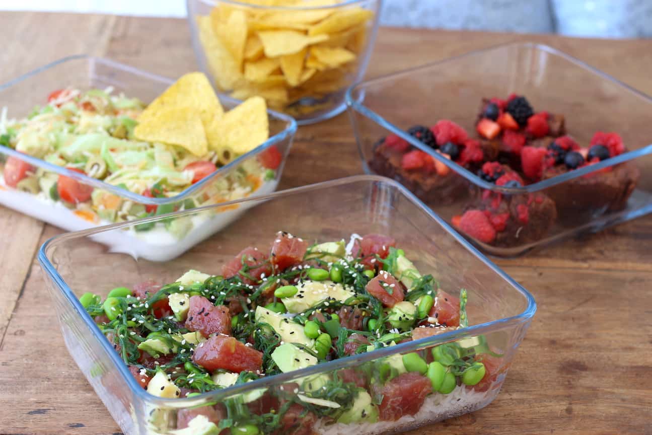 To bring: 3 delicious dishes in a bowl